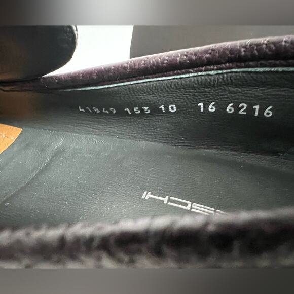 Moreschi 41849 Peccary & Calfskin Loafers Burgundy (SPECIAL ORDER) Men’s SZ 11 - Picture 10 of 10